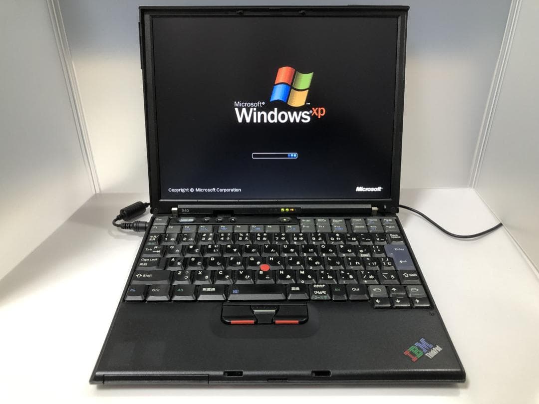 Windowsノート本体 IBM ThinkPad X40 WindowsXP