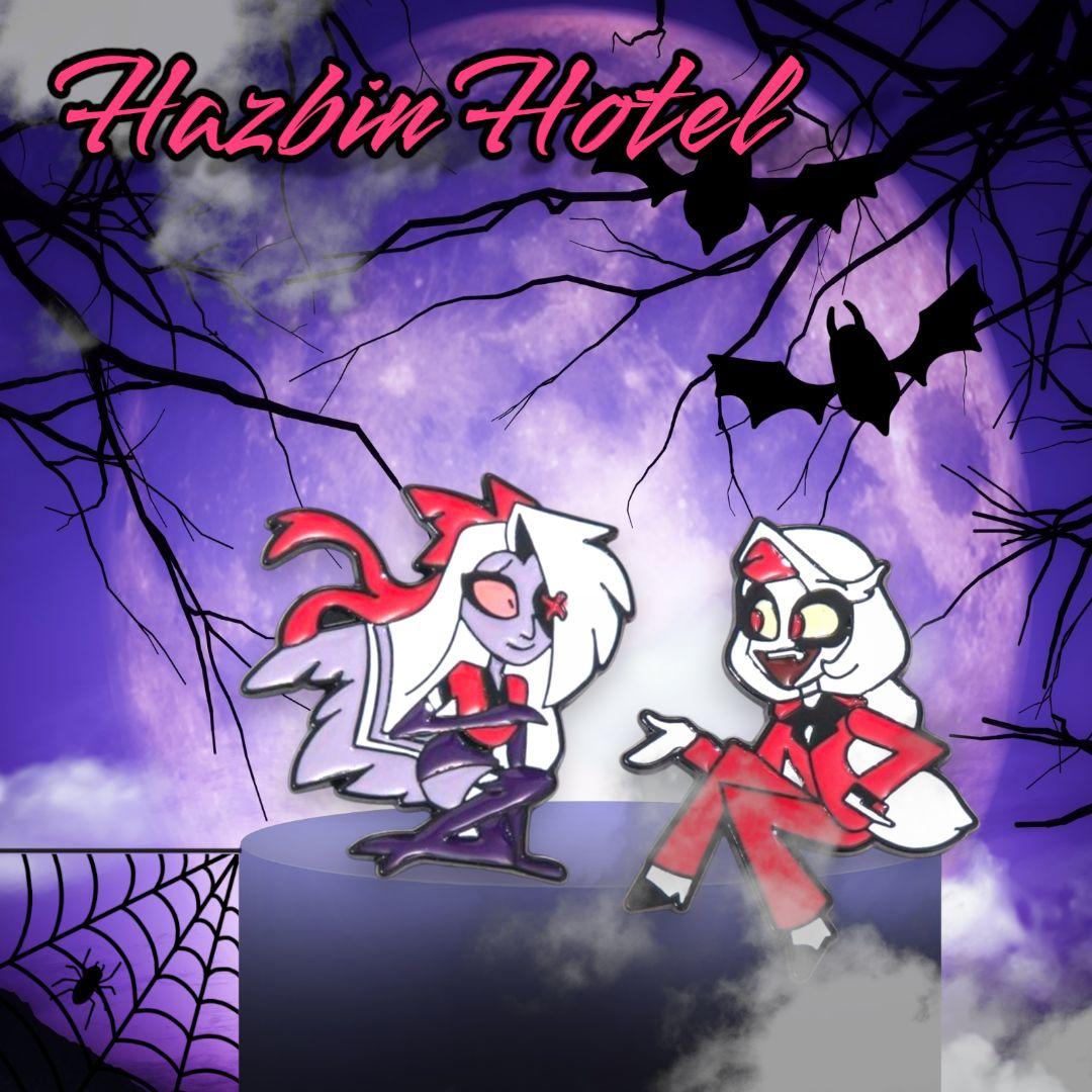 新品 ハズビンホテル Hazbin Hotel ピンバッジ 2個セット - メルカリ