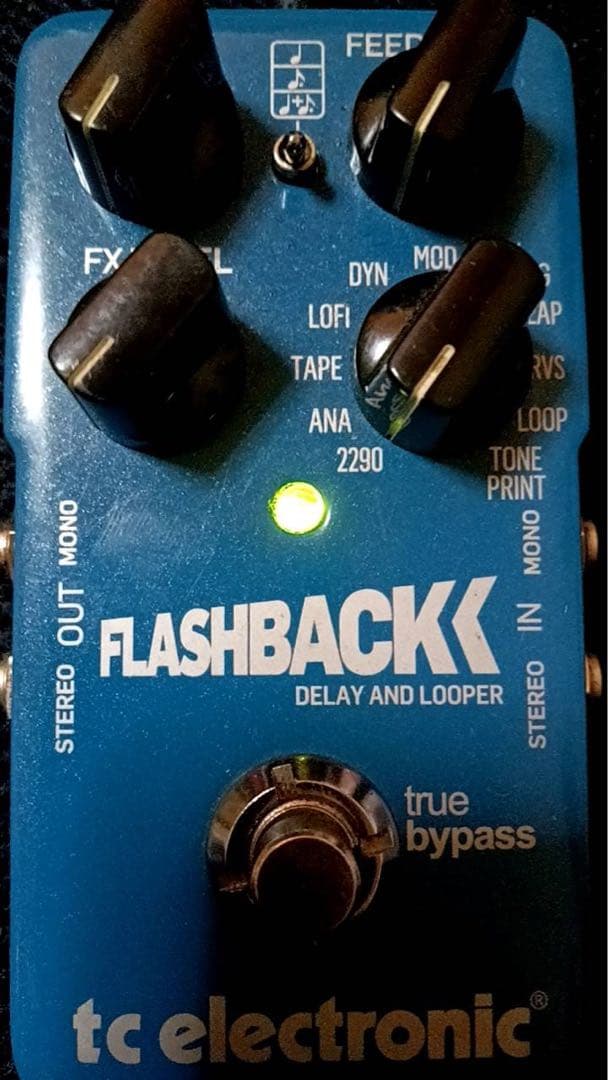 ギター tc electronic FLASHBACK DELAY AND LOOPER