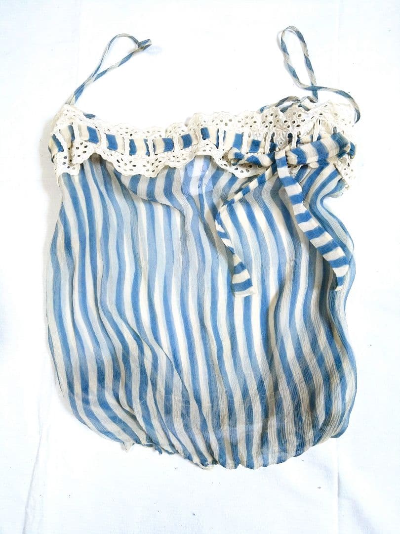 BLUGIRLストライプSILKキャミソール新品未使用