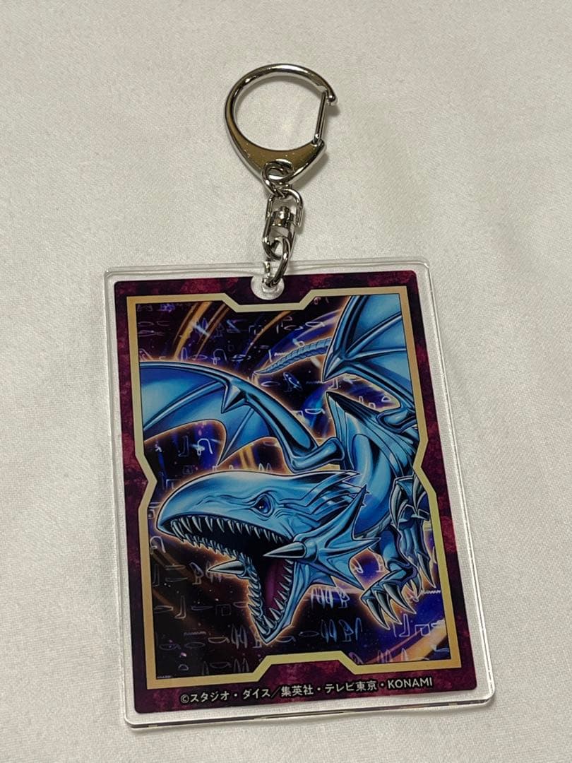遊戯王 ycsj 心宿りし青眼竜 アクリルキーホルダー