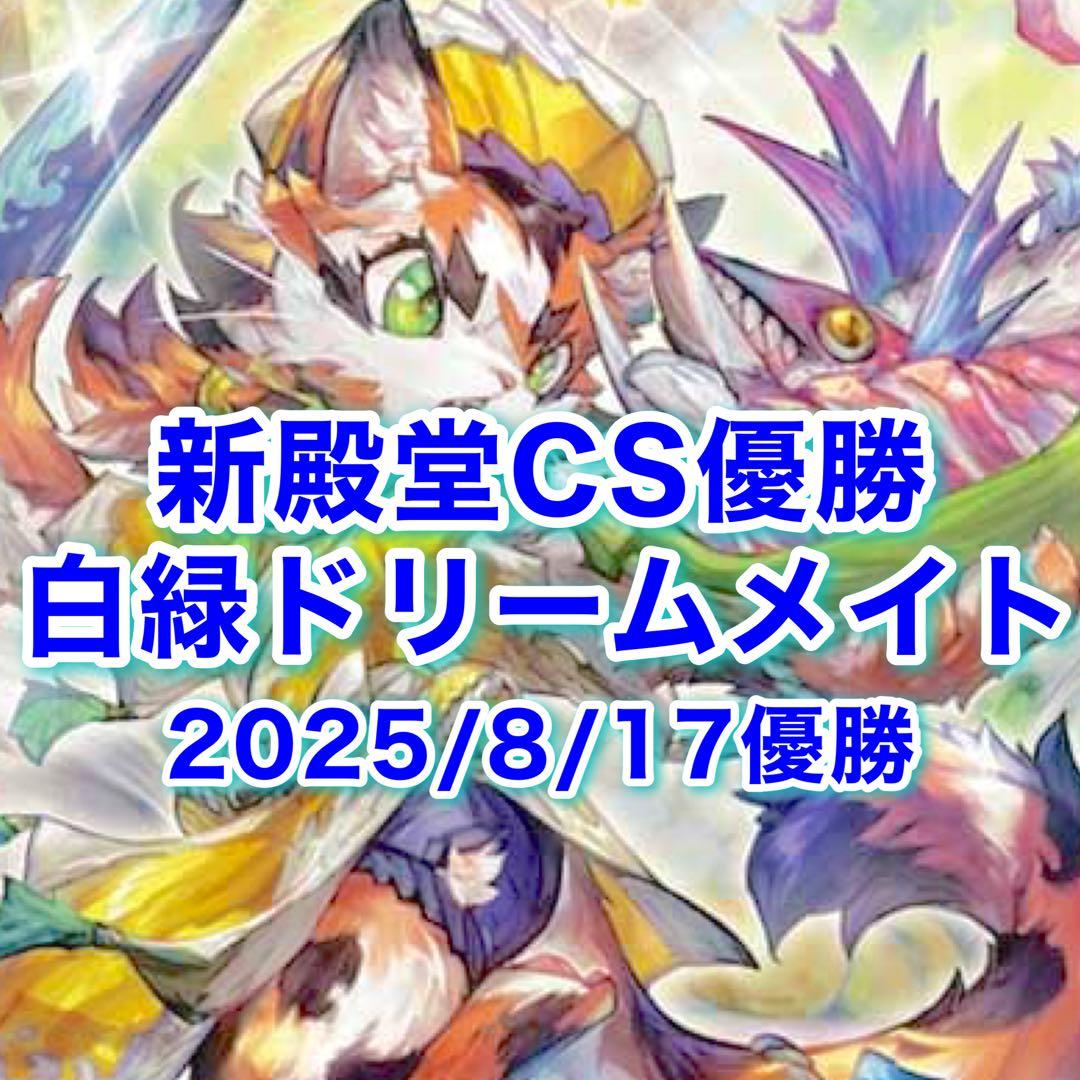 新殿堂CS優勝 白緑ドリームメイト デッキ