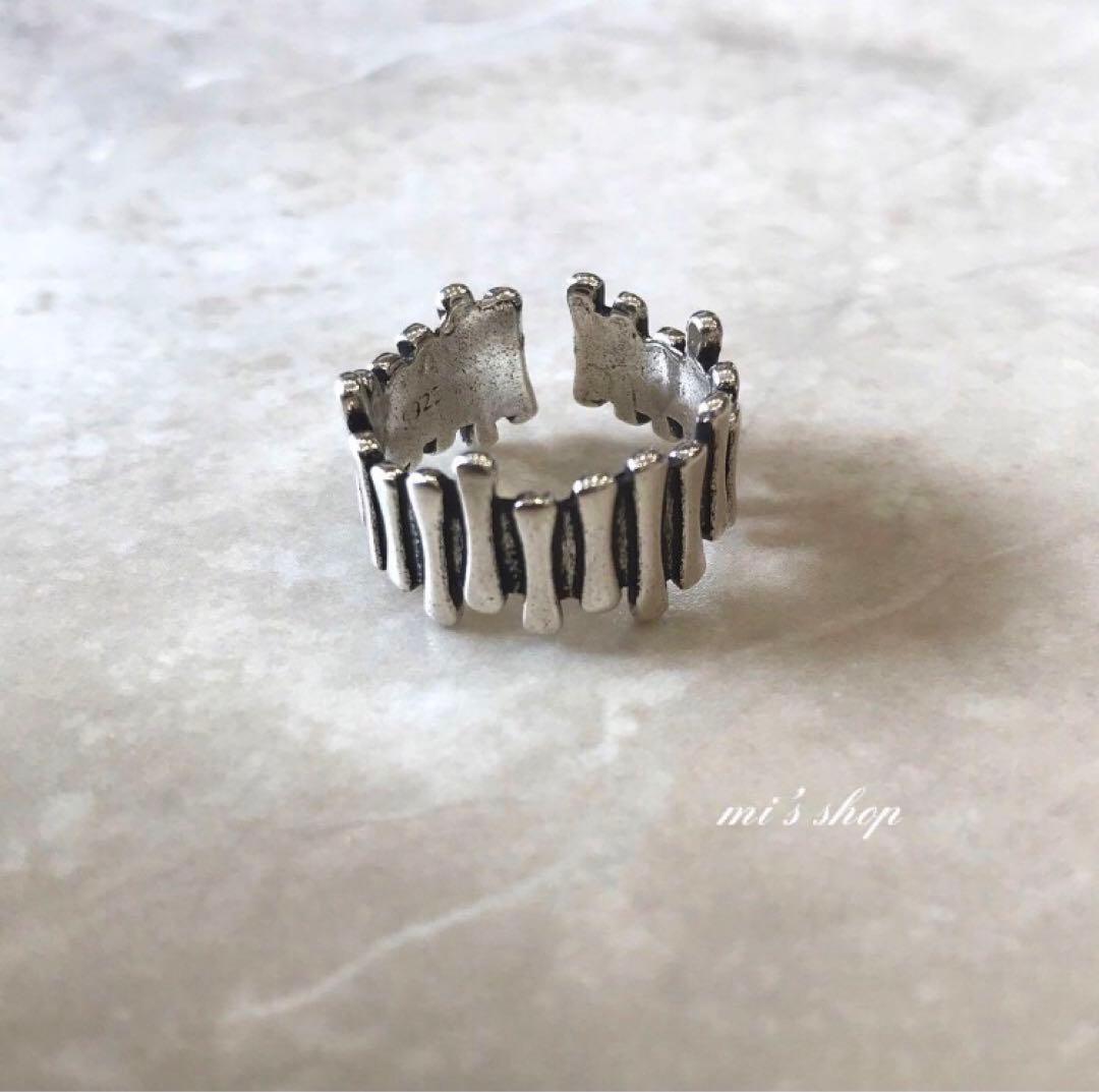 silver925 デザインリング/ジグザグ シルバー925リング - メルカリ