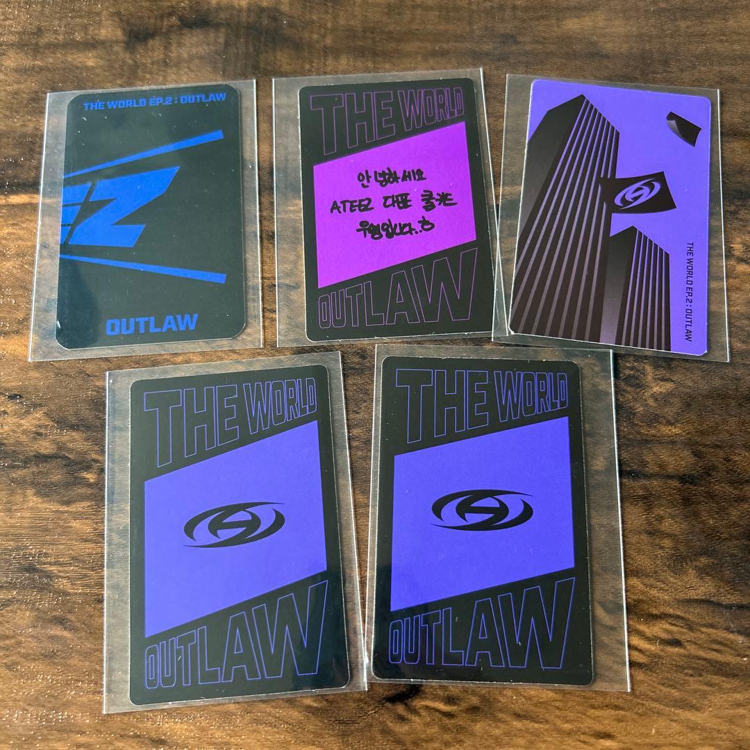 ATEEZ ウヨン OUTLAW トレカセット - メルカリ