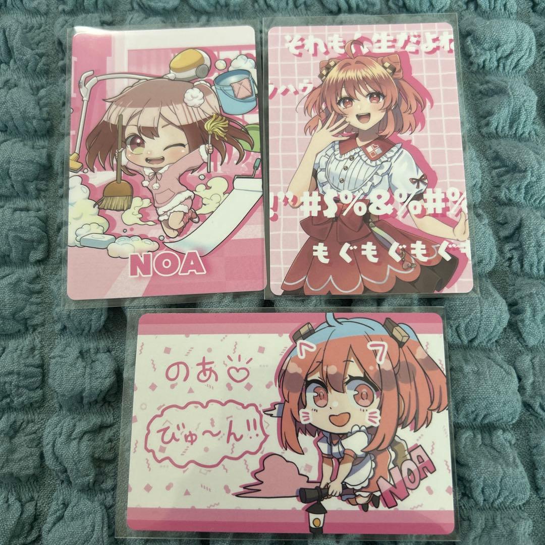 カラフルピーチ のあさん トレカ 展示会 トレーディングカード から