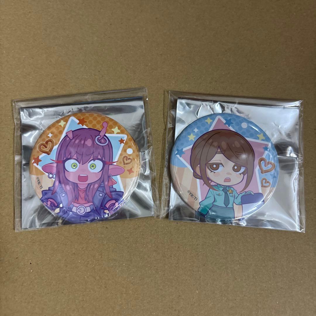 ミルキーサブウェイ チュロス 缶バッジ アカネ リョーコ - メルカリ