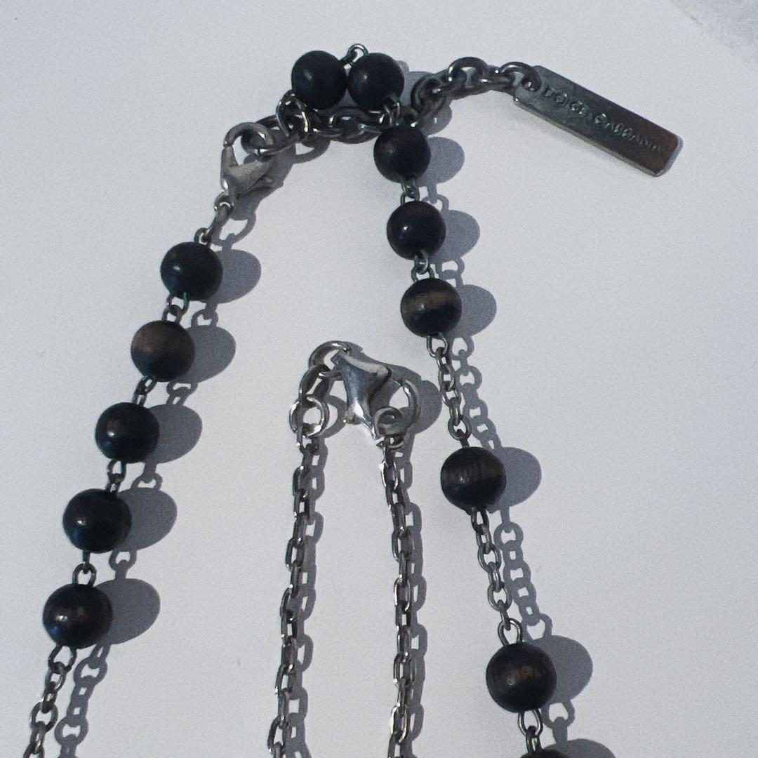 ベッカム着 D＆G / ドルチェ＆ガッバーナ ロザリオ・ネックレス 2本