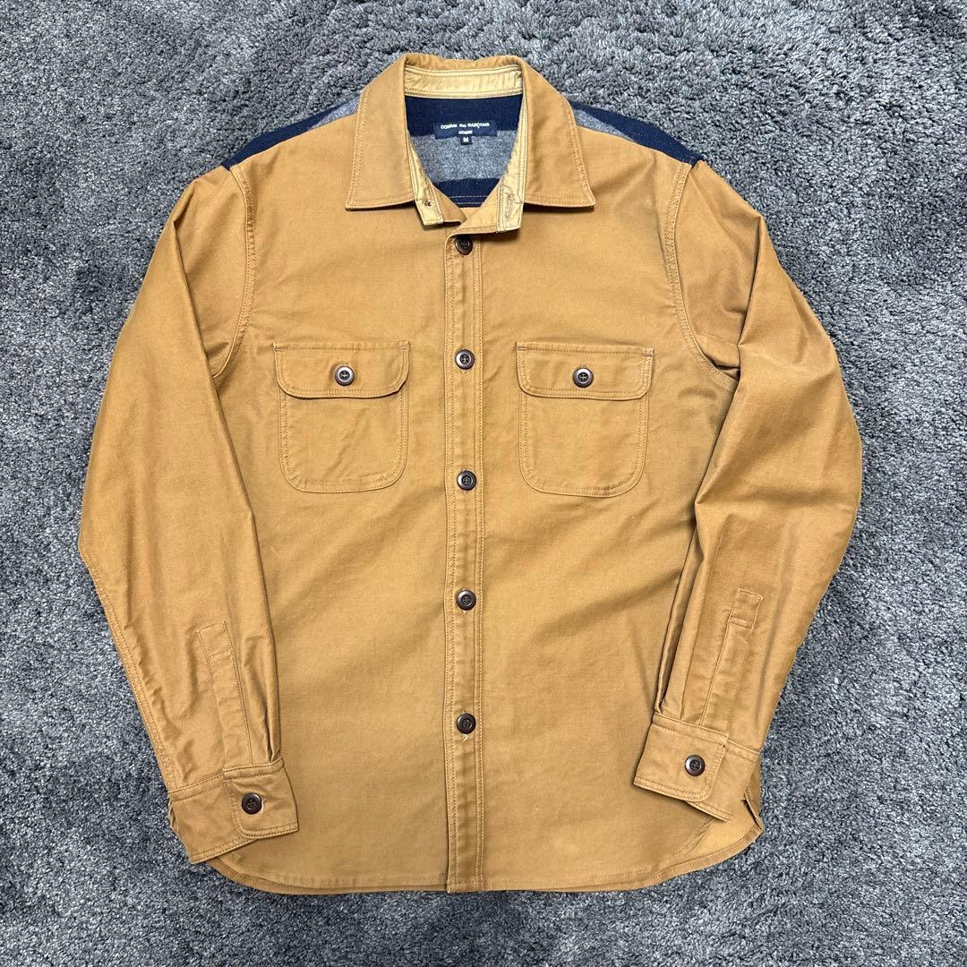 COMME des GARCONS ギャルソン シャツジャケット M 日本製 COMME des GARCONS（コムデギャルソン） COMME des GARCONS