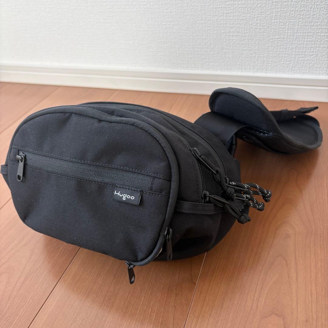 Hugoo ハグー ヒップシート 抱っこ紐 スリング ショルダーバッグ