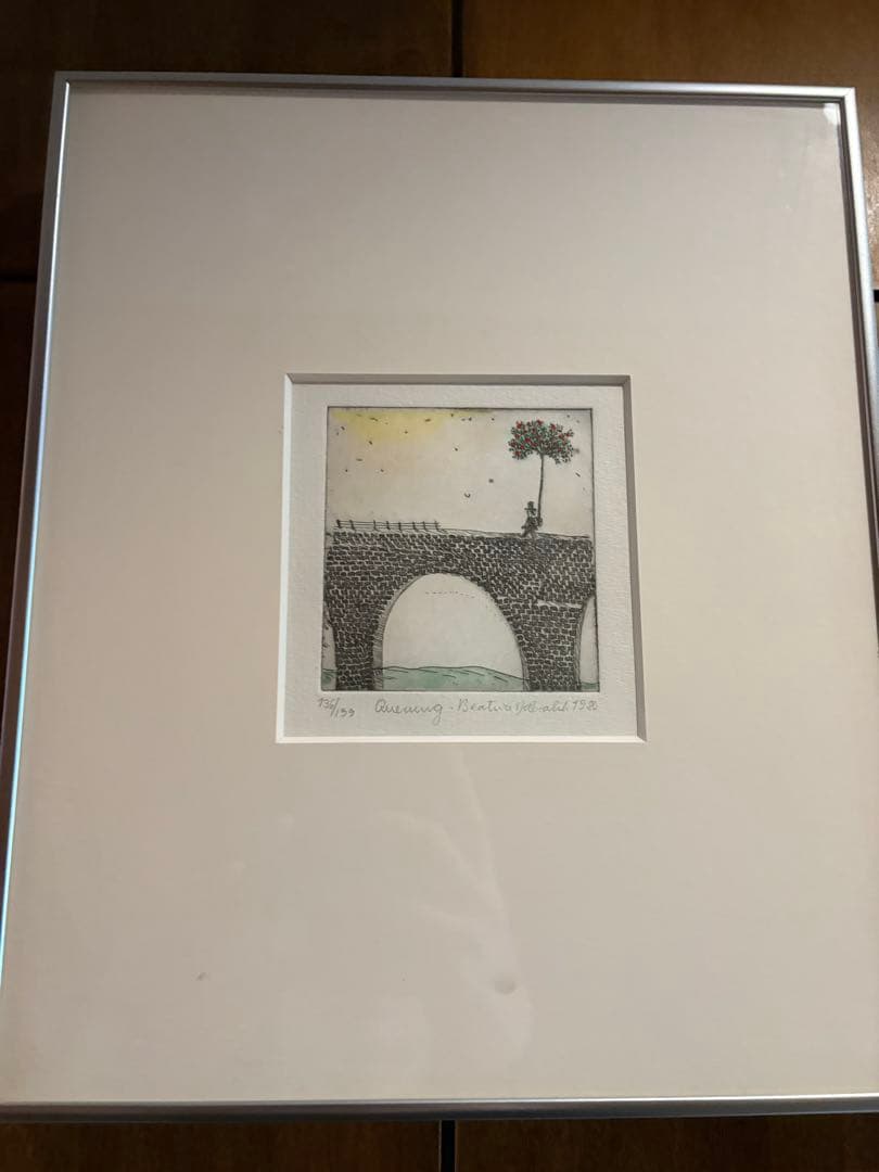 Queuing Beatrice V. Ronald 1980 版画