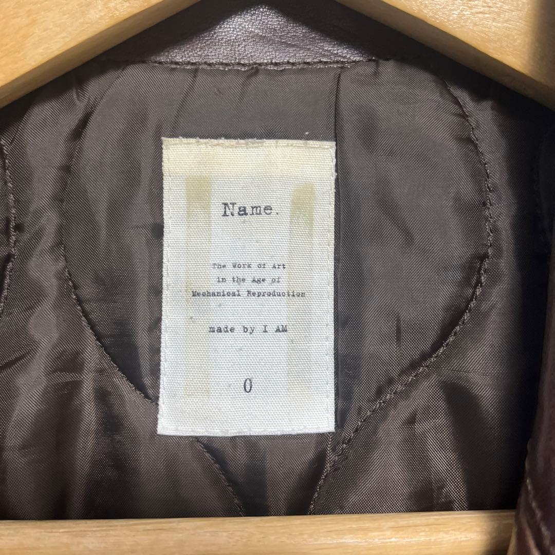 ジ*急様 Name. レザーライダースコードバンダークブラウン名作0トム