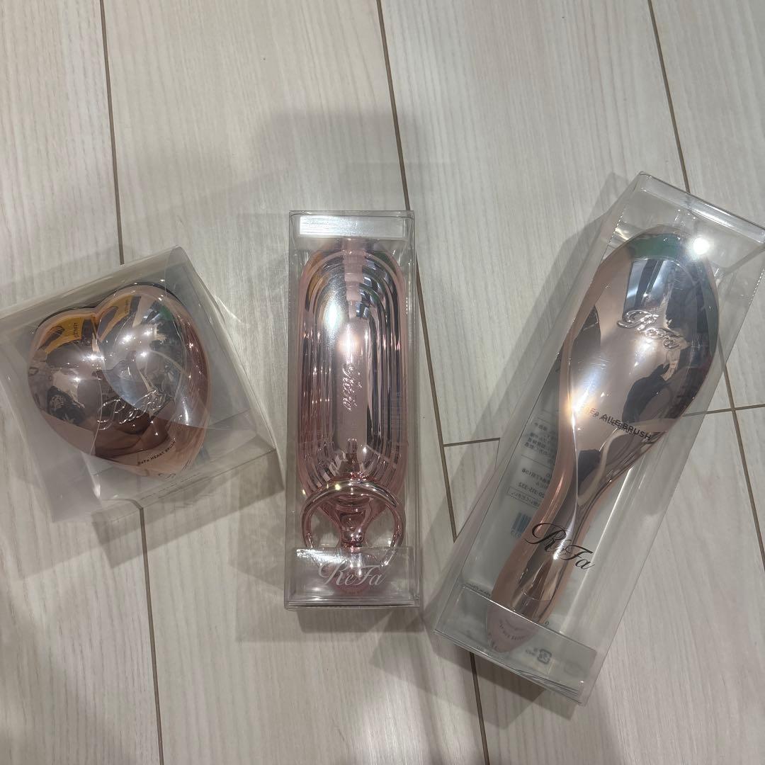 ReFa BRUSH ローズゴールド　3点セット 楽天市場】リファ ハート ブラシ ローズ ゴールドの通販