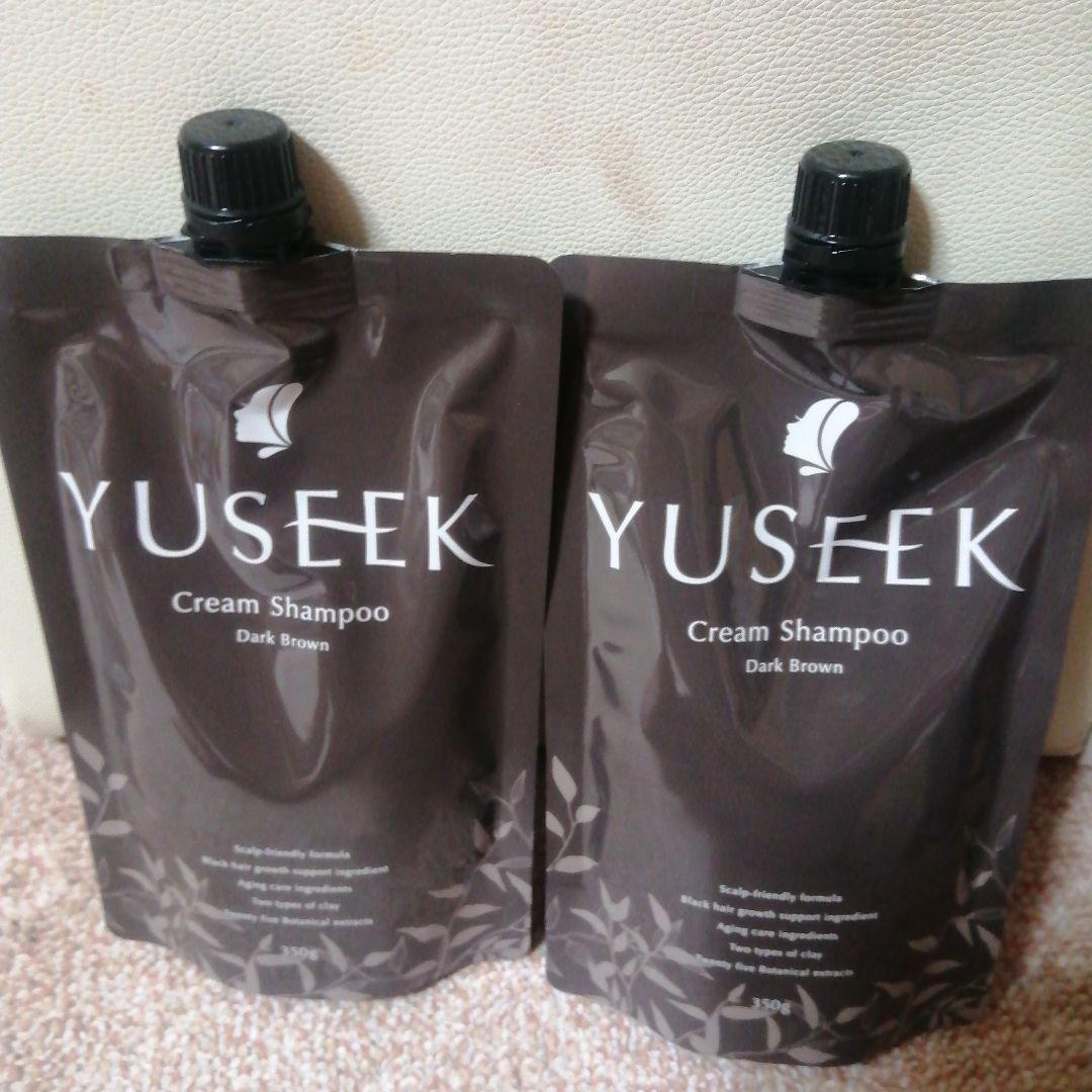 ユーシーク　クリームシャンプー　ダークブラウン　2本セット