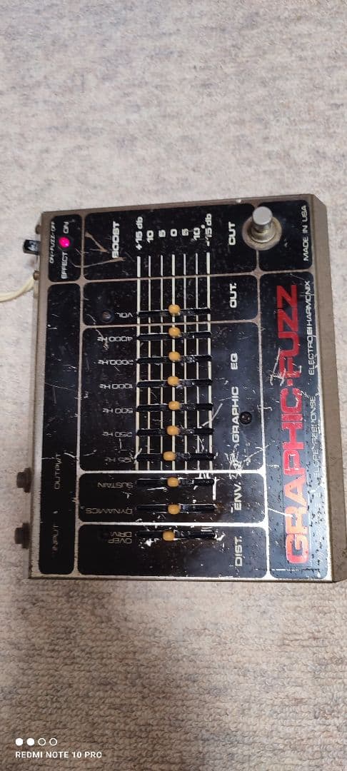 DJ機材 Electro-Harmonics Graphic Fuzz NPD: Electro Harmonix Graphic Fuzz - 90's reissue : r/guitarpedals