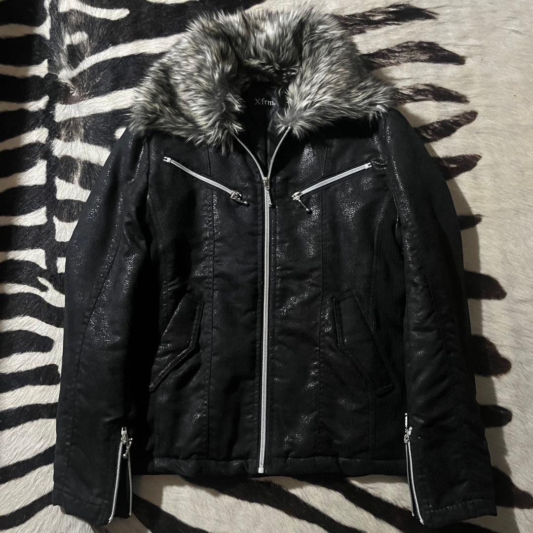 00s Xfrm fur jacket archive 平成 お兄系