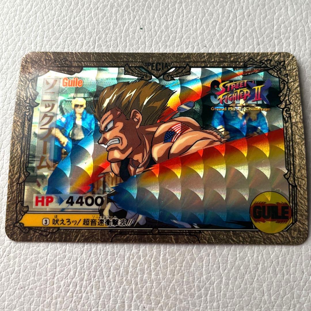 スト2ストリートファイター2 カードダス キラカード ガイル ソニック