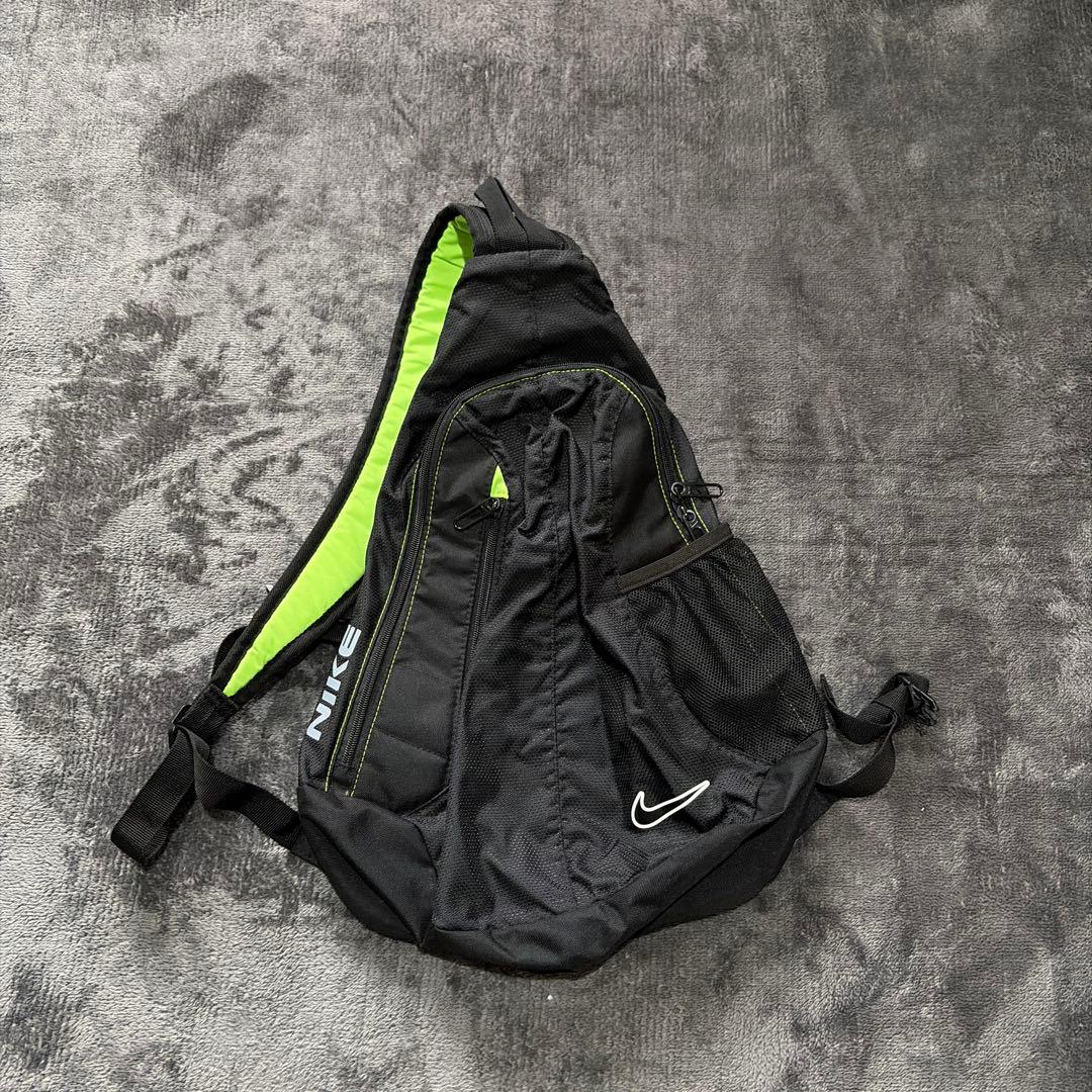 極美品OLD NIKE 90s メッシュ y2k スリング ボディバッグ