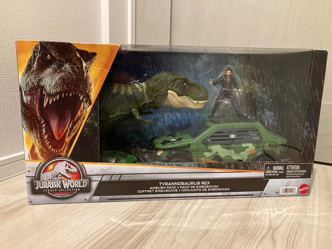 ジュラシックパーク　マテルティラノサウルスレックスアンブッシュパック　新品未開封 Amazon.co.jp: マテル ジュラシック・ワールド レガシー・コレクション