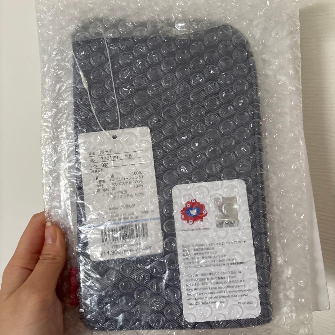 大阪万博2025限定 ファミリア ミャクミャク ポーチ新品未開封EXPO2025