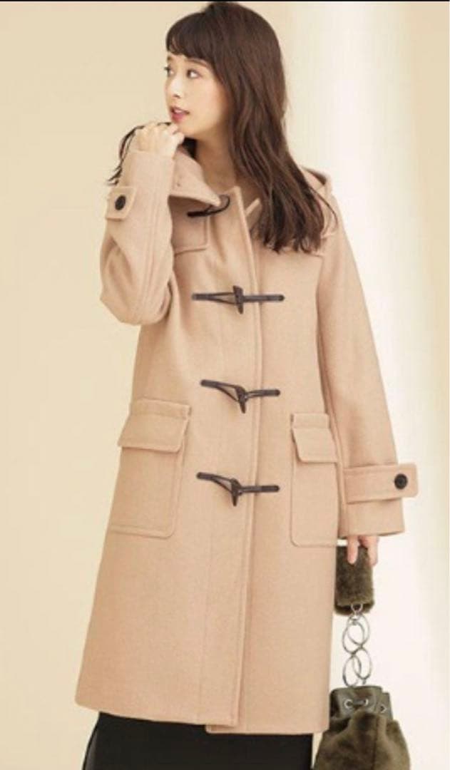 nano・universeメルトンロングダッフルコート - メルカリ