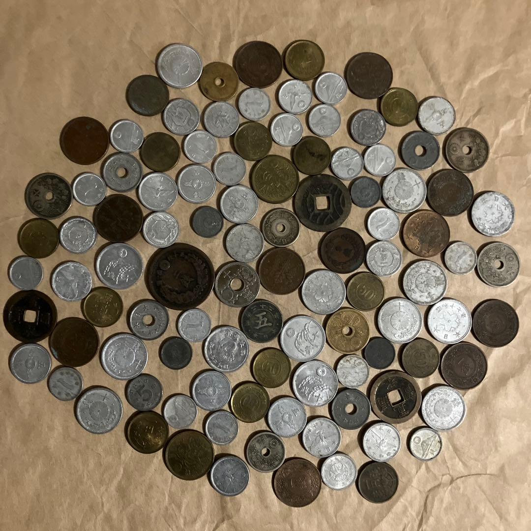や*り様 旧貨幣 古銭まとめ100枚以上 - メルカリ