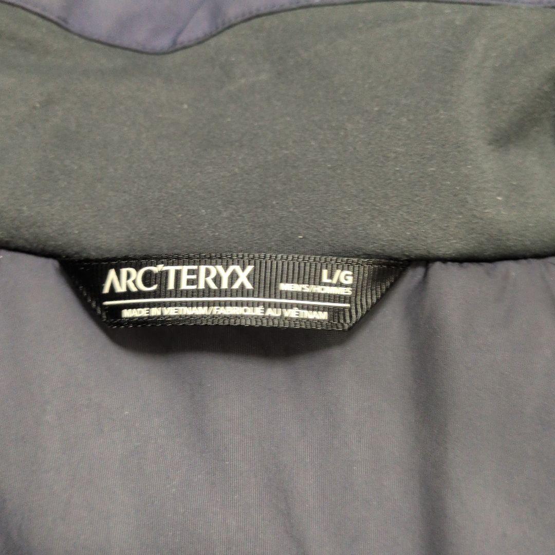 アークテリクス レイルインサレーテッドジャケット L ブラック