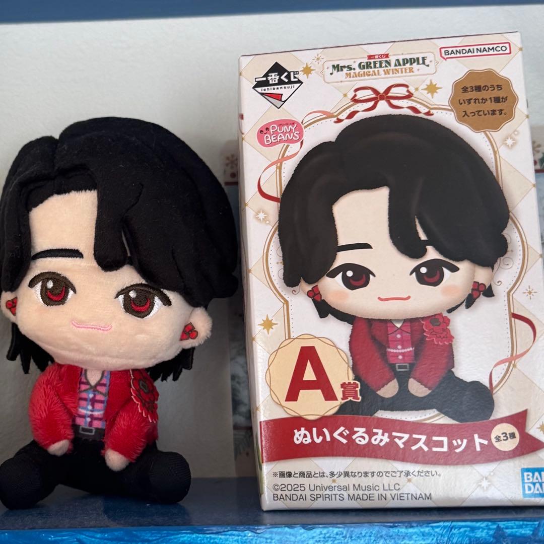 【本日午前中削除】ミセスグリーンアップル　A賞　一番くじ　大森 一番くじ Mrs. GREEN APPLE MAGICAL 10 YEARS】、8月30日(土)より販売