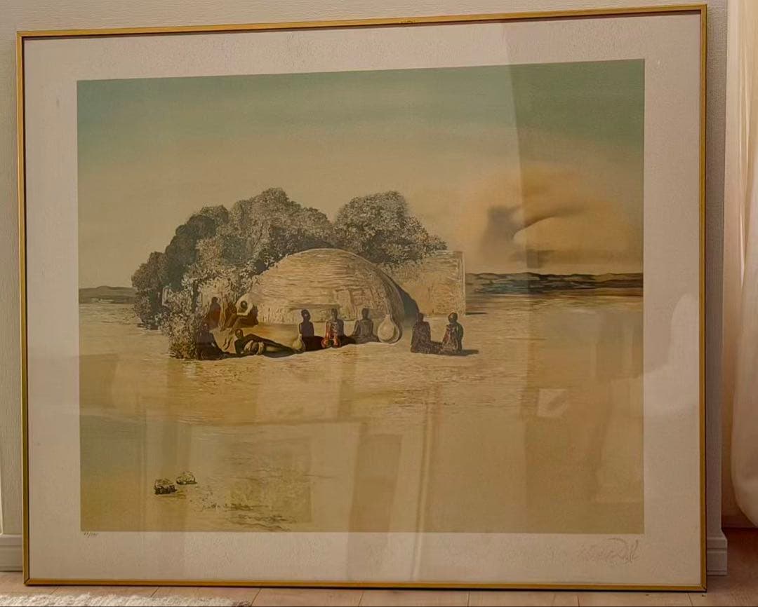 サルバドール・ダリ「Paranoiac Face」額装 版画 #207-6