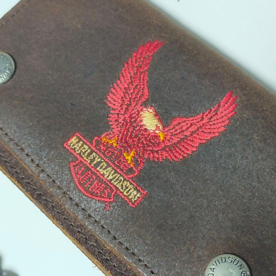 ハーレーダビッドソン 90s オールド トラッカーウォレット 財布 刺繍