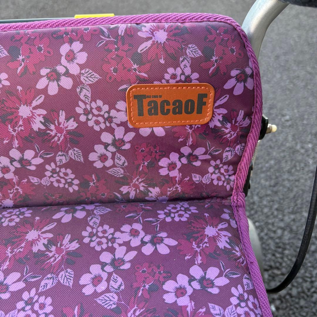 TacaoF シルバーカー 花柄 紫 座面 歩行補助 介護 幸和製作所 - メルカリ