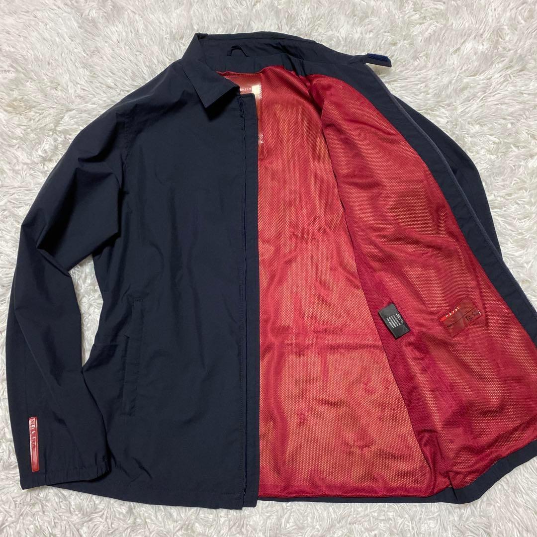 プラダ　PRADA ナイロンジャケット　ネイビー　ゴアテックスXXL 52