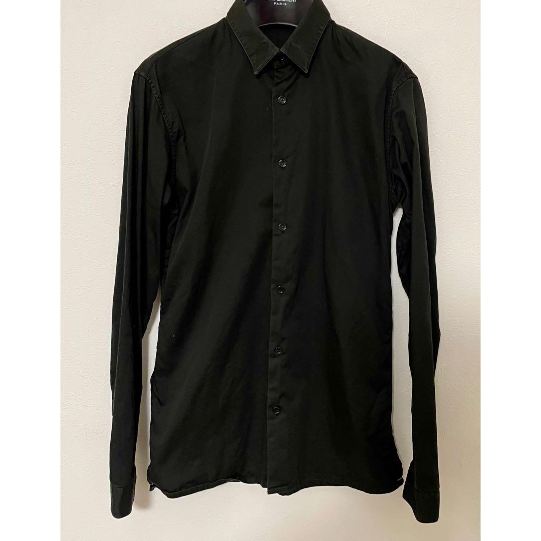 04AW Dior Homme ディオールオム ブラックシャツ 37 Yahoo!オークション -「dior homme 04」(男性用) (ディオール)の落札