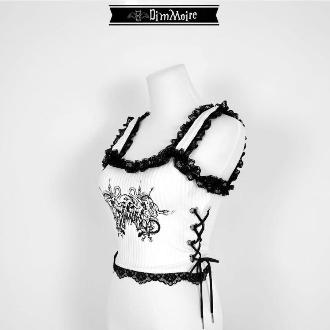 Dimmoire Messy Bones キャミソール White