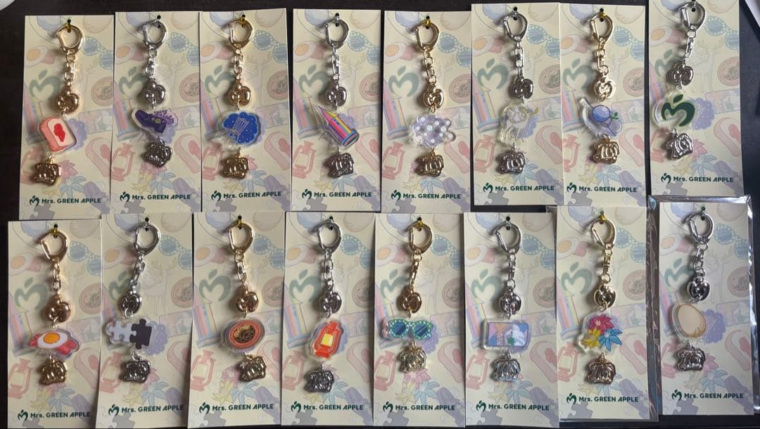 Mrs. GREEN APPLE ランダムチャームキーホルダー　コンプリート