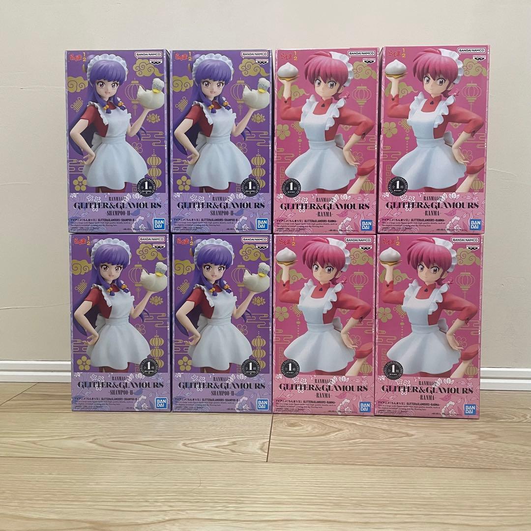 らんま1/2 GLITTER&GLAMOURS らんまとシャンプー8体セット