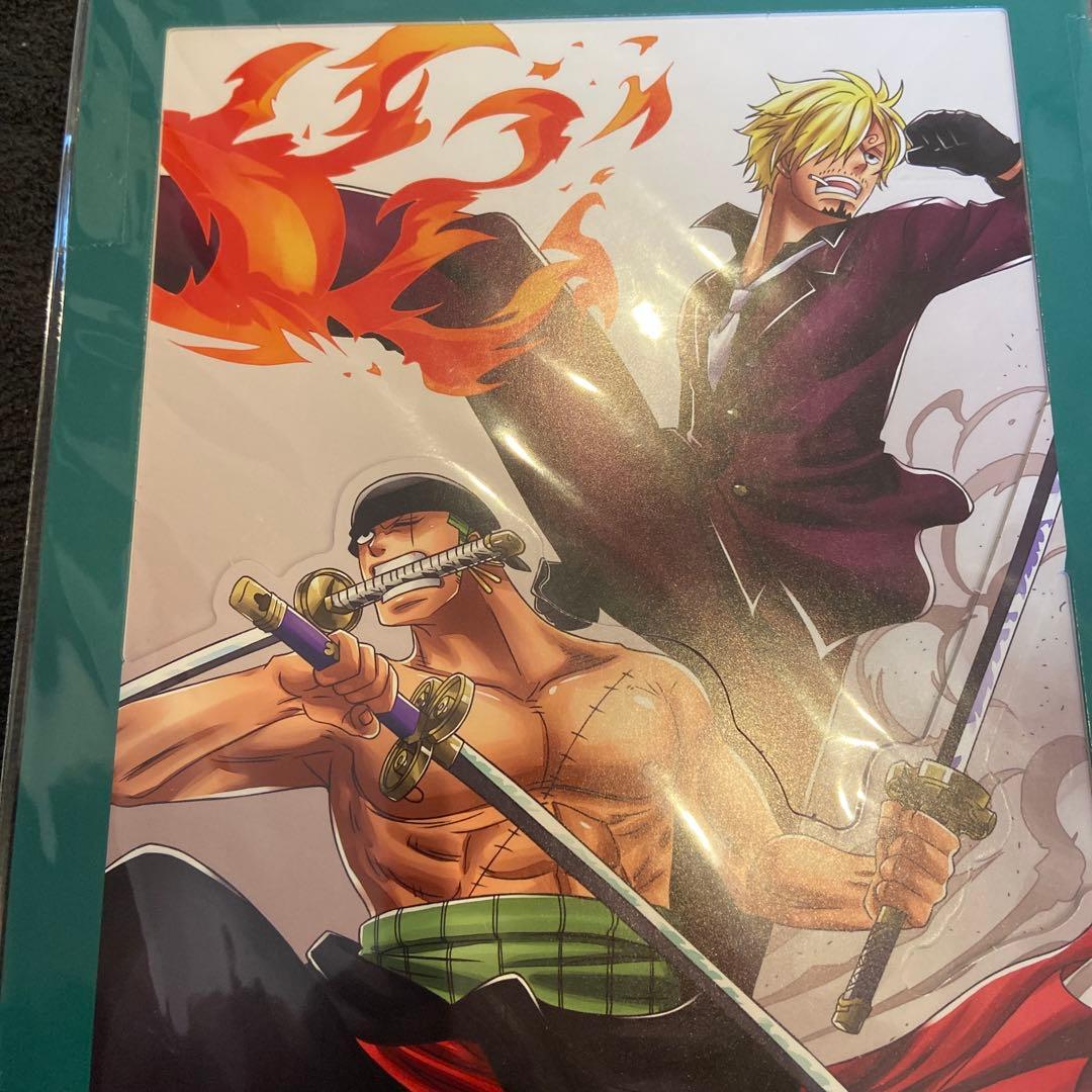 ワンピース アートプレート ゾロ サンジ - メルカリ