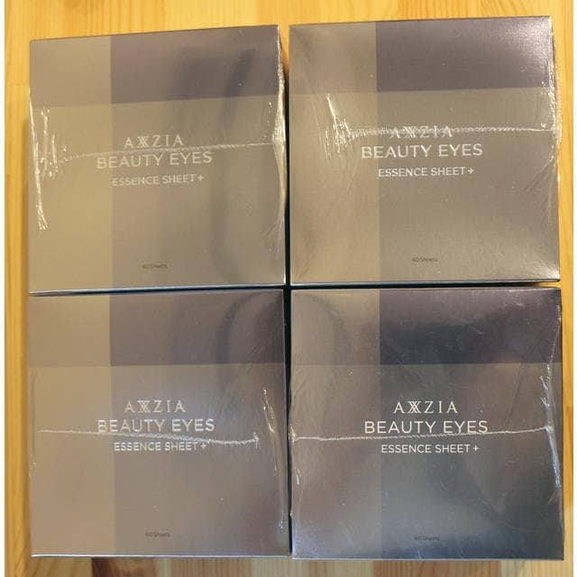 ４個　アクシージア ビューティーアイズ エッセンスシート プラス 60枚入り