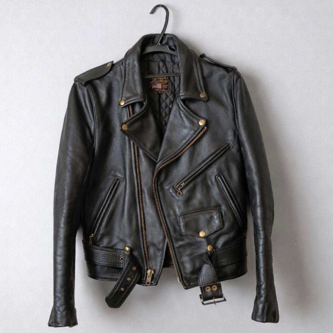 バンソン　ライダースジャケット　メンズ　サイズ36　レザー　Vanson