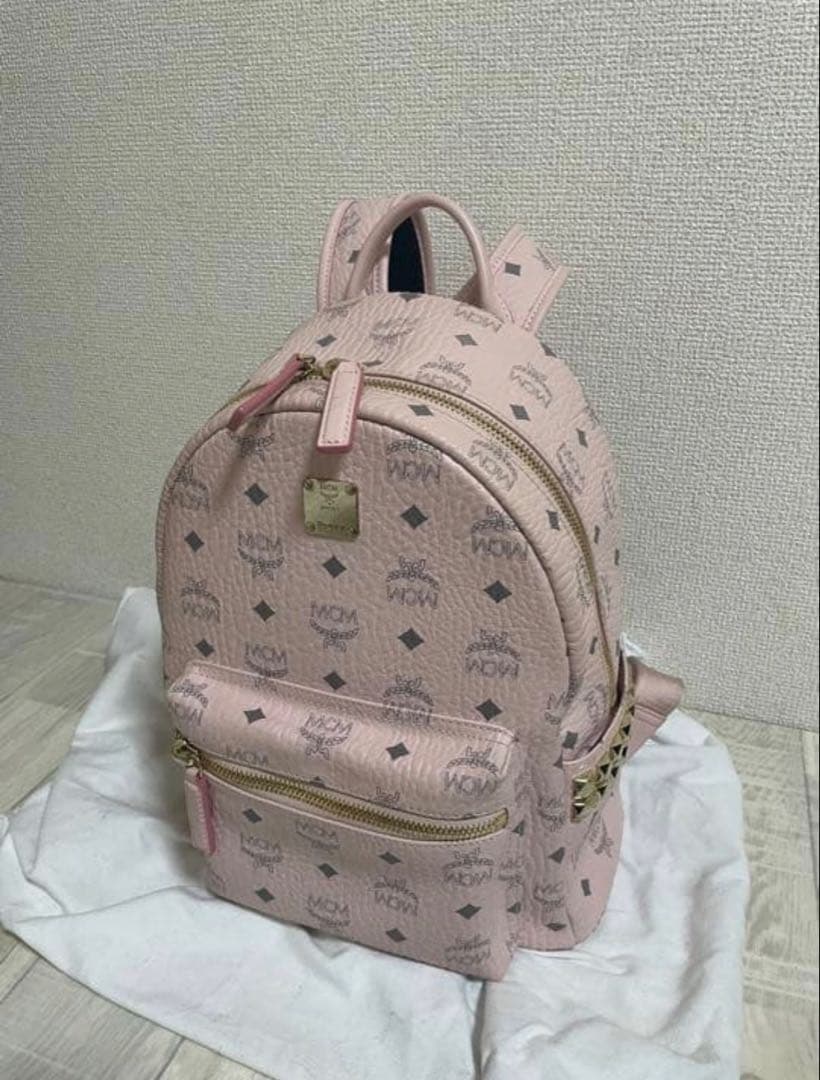 MCM リュックS パウダーピンク MCM パウダーピンク リュック sサイズ リュック パウダーピンク