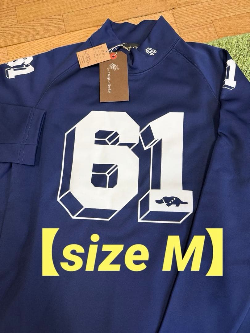 新品正規品【ROUGH&SWELL/M】裏起毛モックネック長袖カットソー