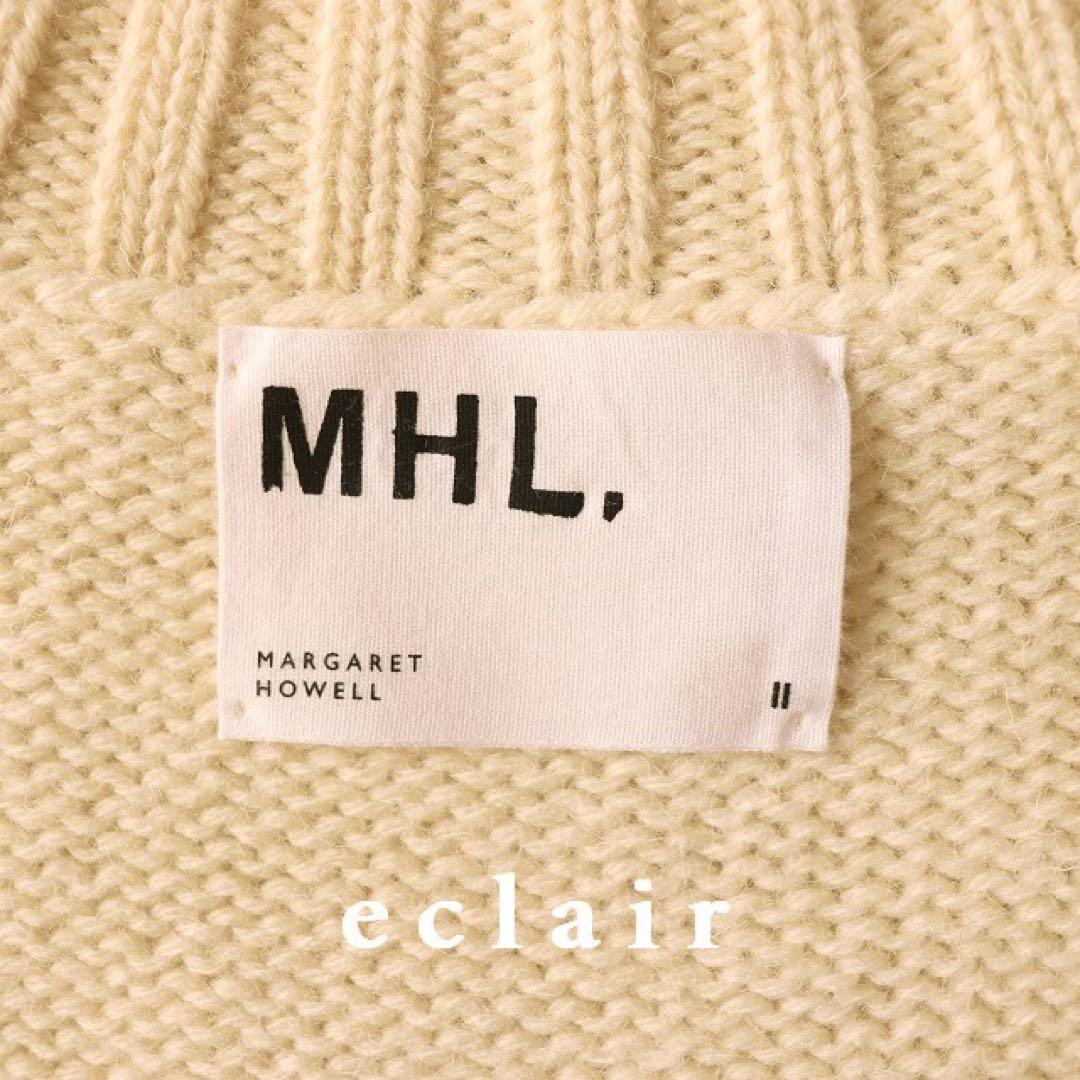 2022新型 マーガレットハウエル ワイドネックニット スコットランド製