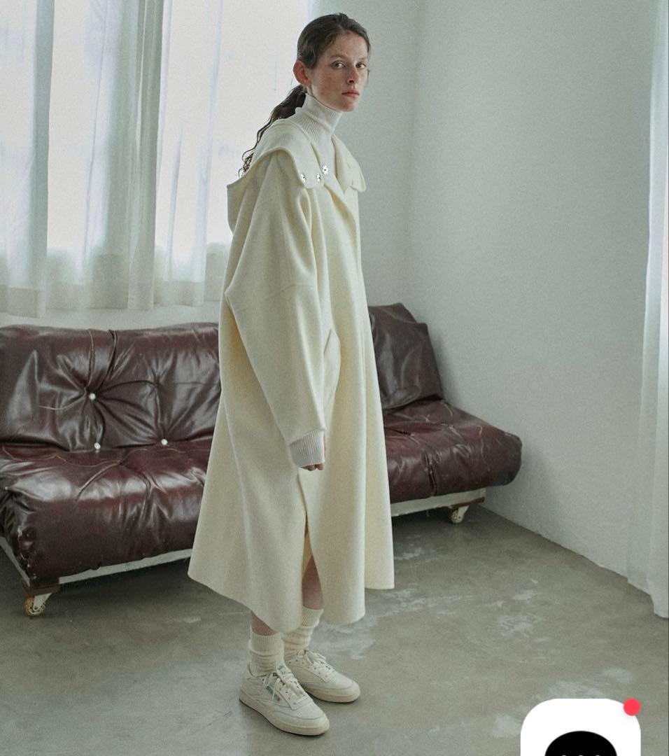 LE CIEL BLEU フードオーバーコート