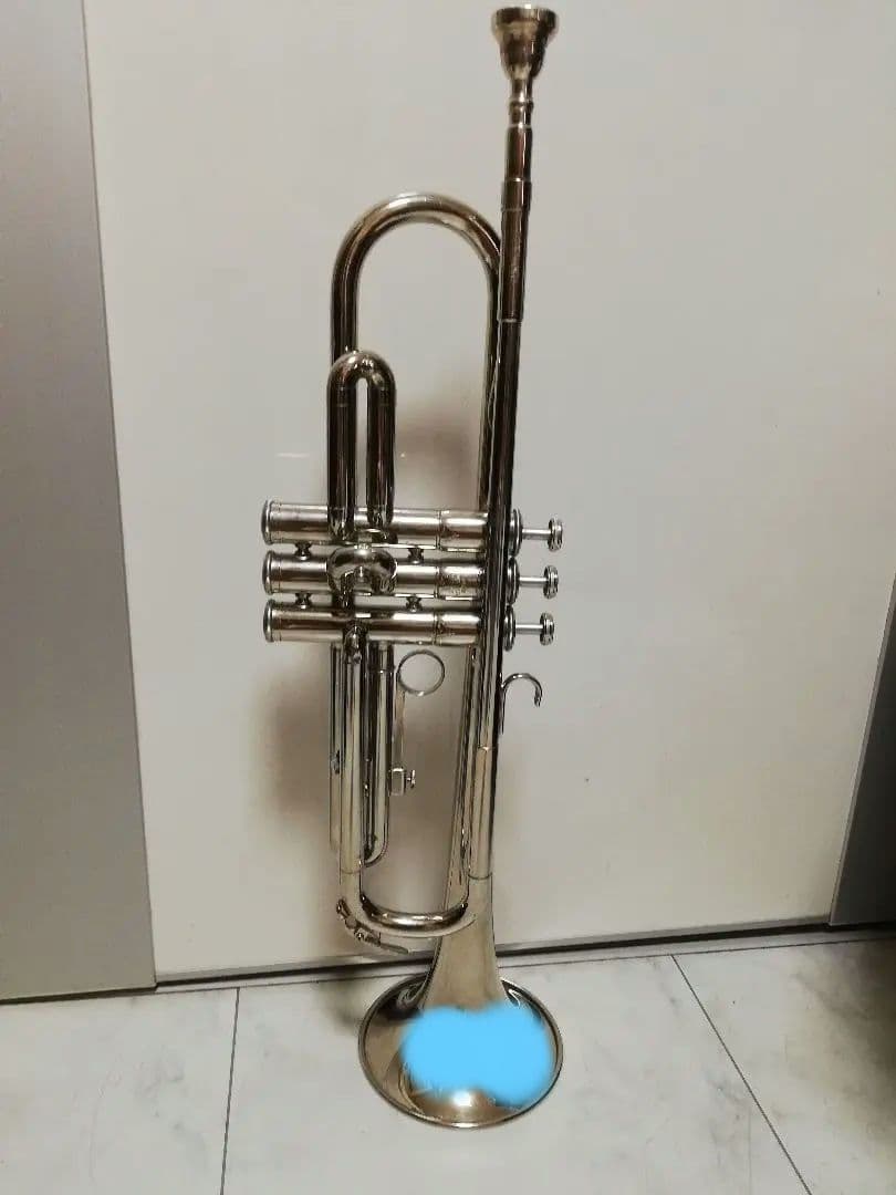 シルバー 3バルブ トランペット ケース付き