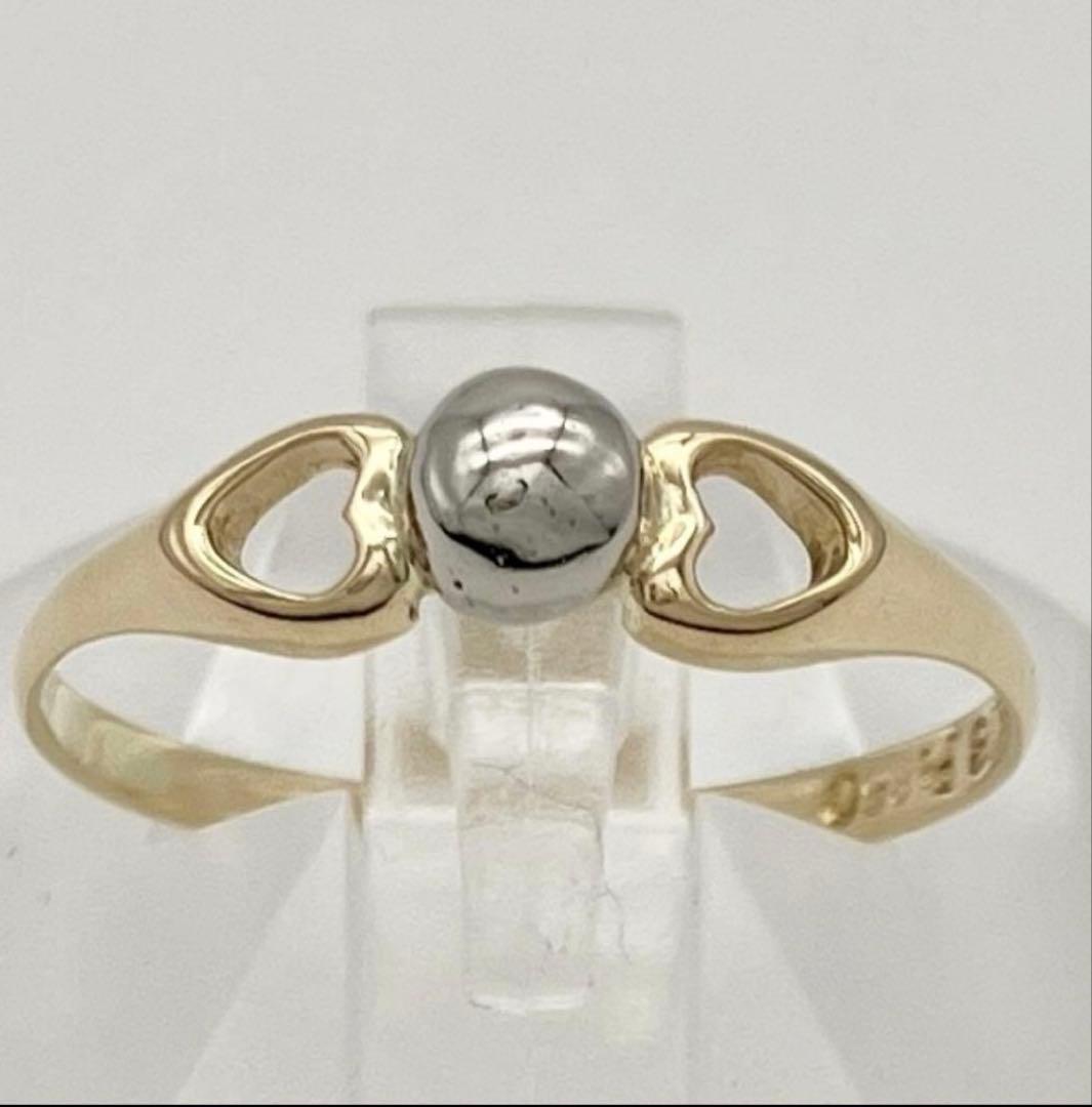 K18 Pt857コンビリング