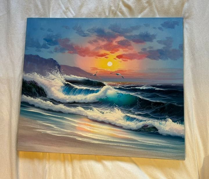 キャンバスビーチアート　豪華額装あり　西海岸　ロンハーマン　wtw サーファーズ
