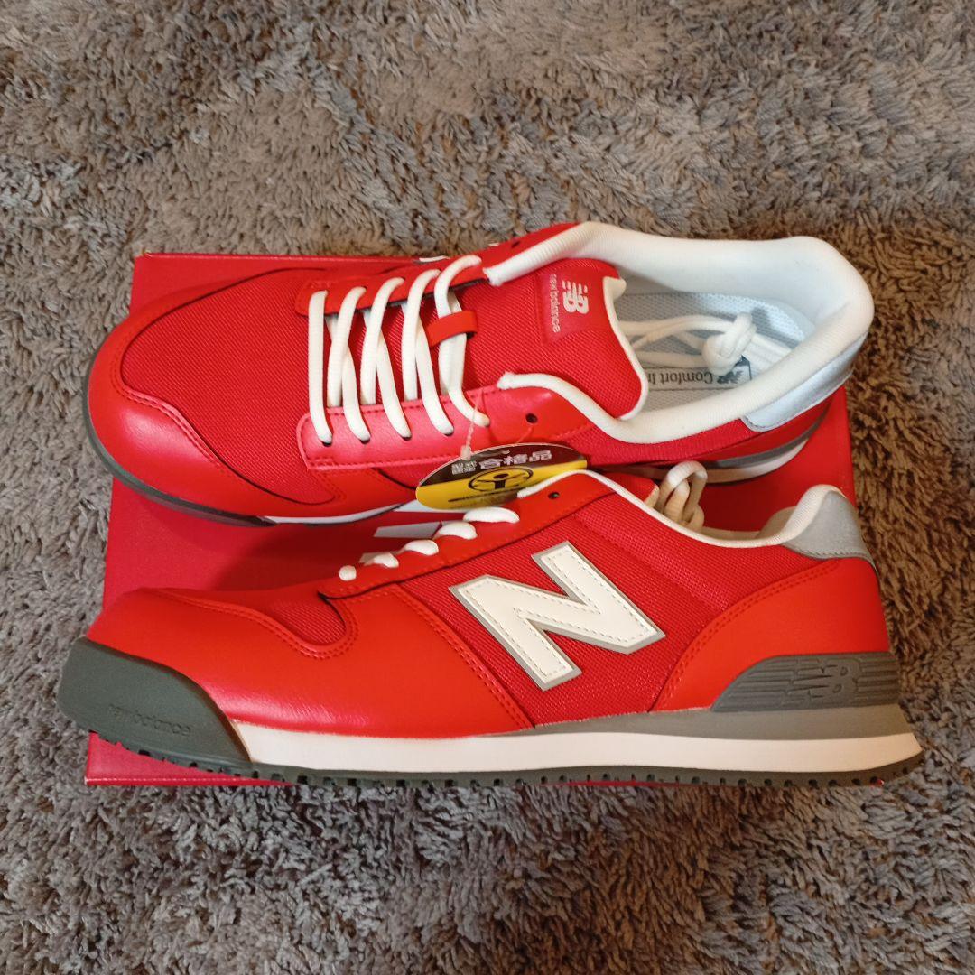 安全靴　New Balance レッド スニーカー　新品　③