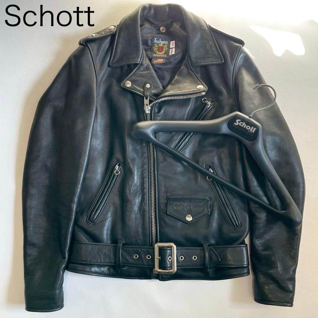 美品【ショット】ダブルライダースジャケット ワンスター 516UST 34 黒 楽天市場】schott ショット516ustの通販
