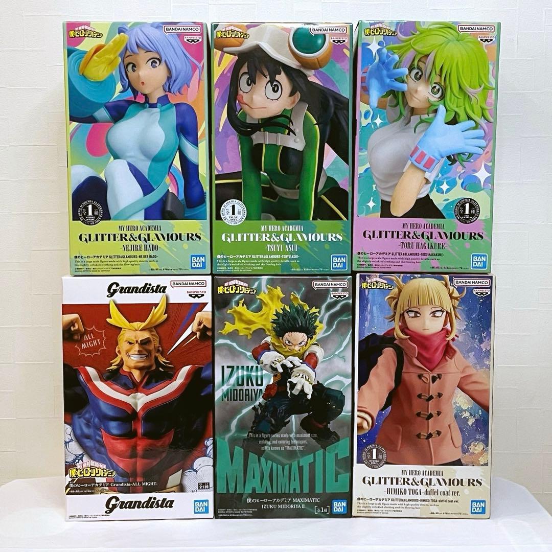 ヒロアカ グリグラ 波動ねじれ 葉隠透 トガヒミコ フィギュア 6種セット