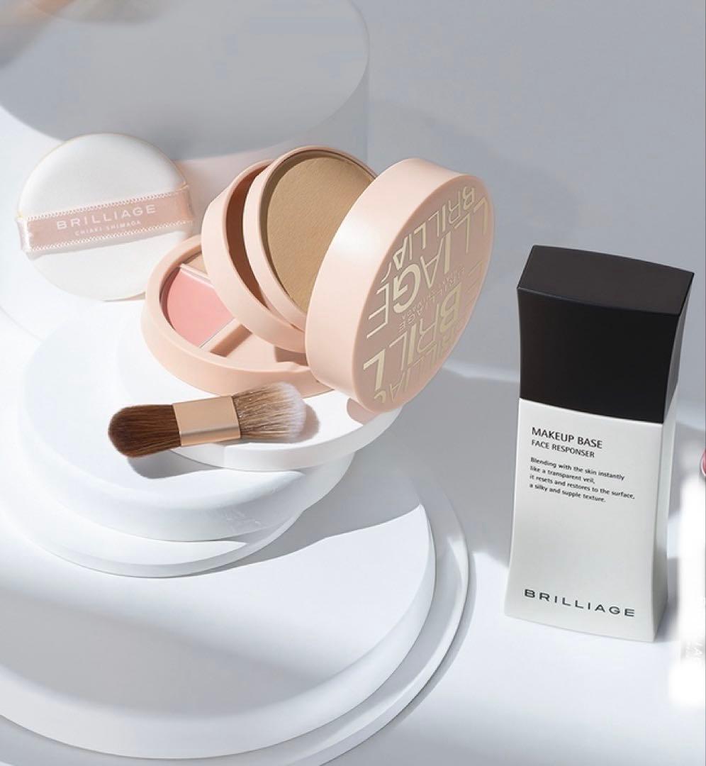 ⭐︎新品未使用 ブリリアージュ パウダーファンデーション40 普通肌 &化粧下地