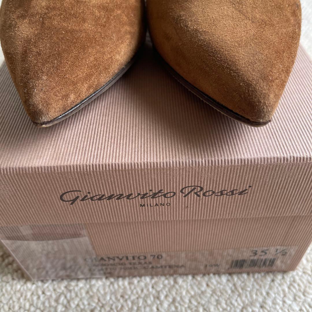 Gianvito Rossi Gianvito 70ブラウン スエード パンプスの通販はau PAY